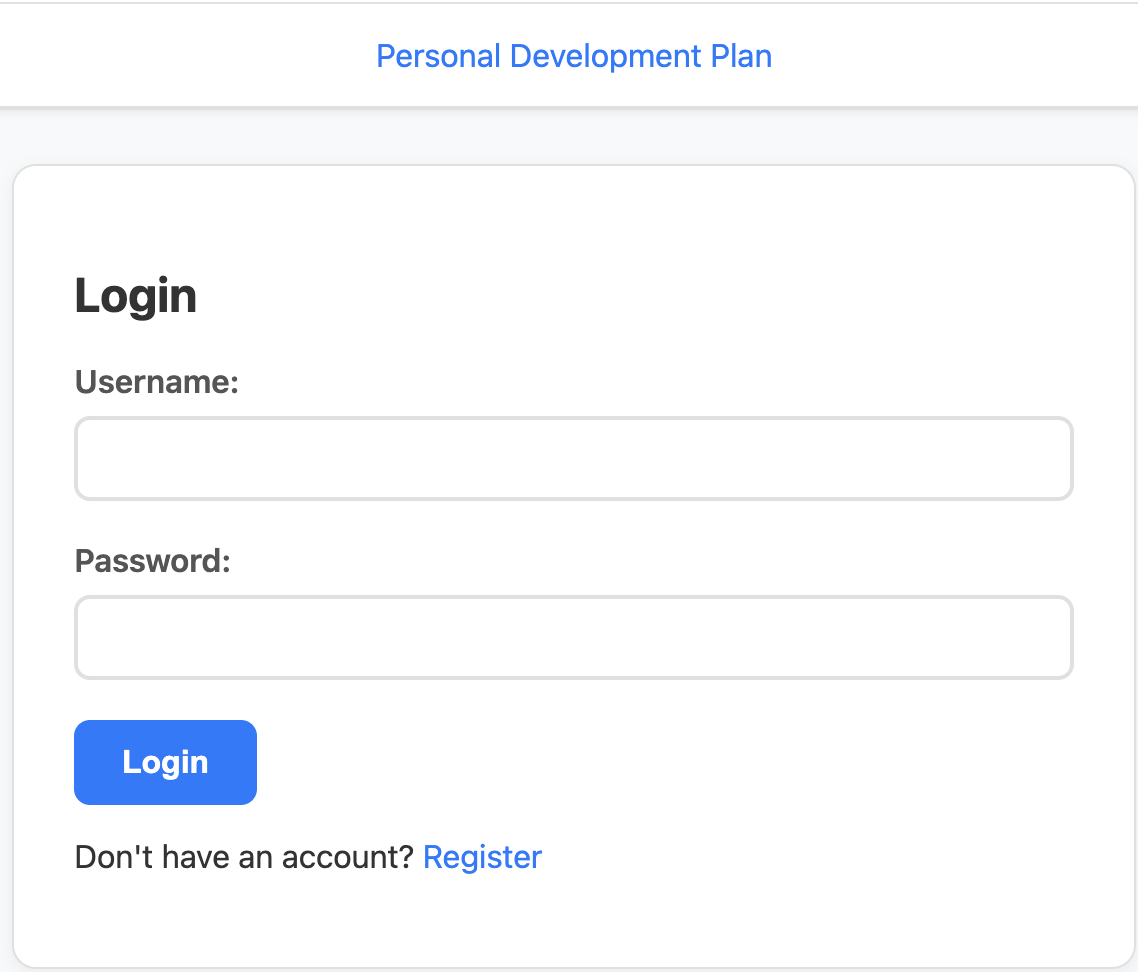 Start page